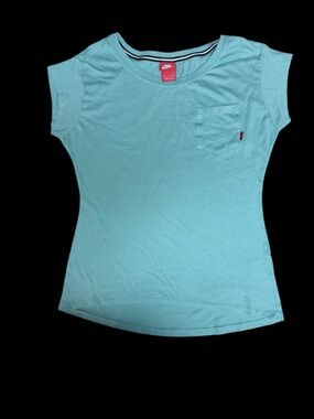 Nike Women’s Teal Short-Sleeve Pocket Tee